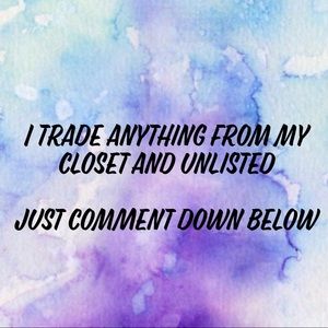 Comment down below I’ll trade anything ❤️❤️